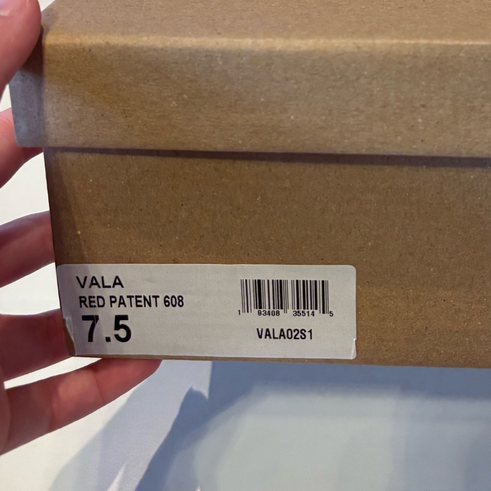 Steve Madden Red Patent Vala Shoes 7.5 - Picture 10 of 10